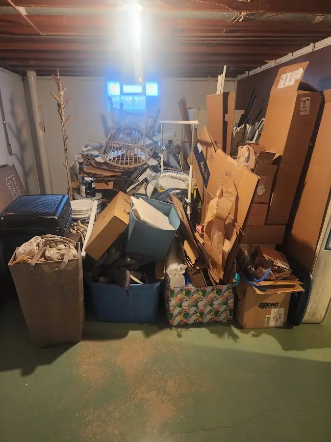 Roll-off dumpster container at job site for Concrete Dumpster Rental in Sierra Vista